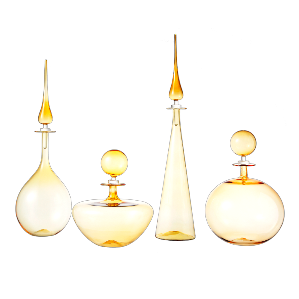 DECORATIVO LL-BJ21111021 CASTLE-CONE AMBER