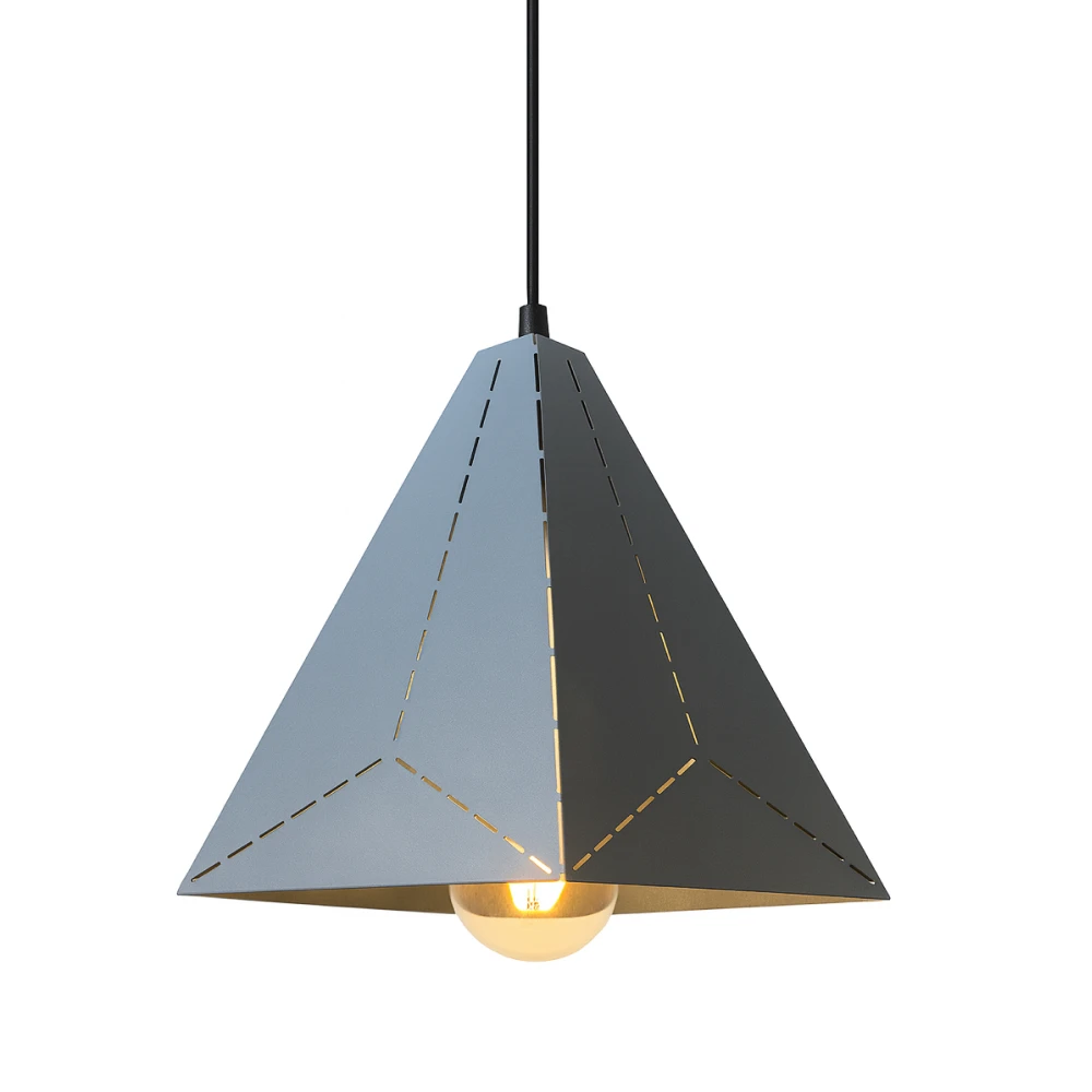COLGANTE MINIMALISTA LL-83204/1 BK 22*22*105CM