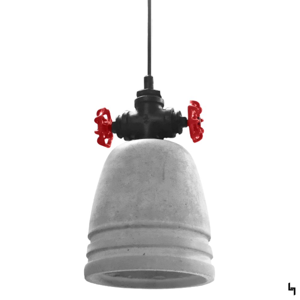 COLGANTE CEMENT WOOD LAMP
