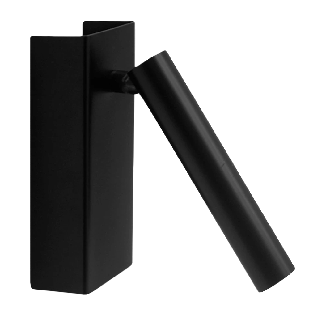 APLIQUE DE PARED LL-RA2096 NEGRO WLB087 3000K