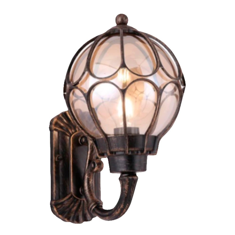 APLIQUE PARED RUSTICO BRONCE MATE 048-WU/M
