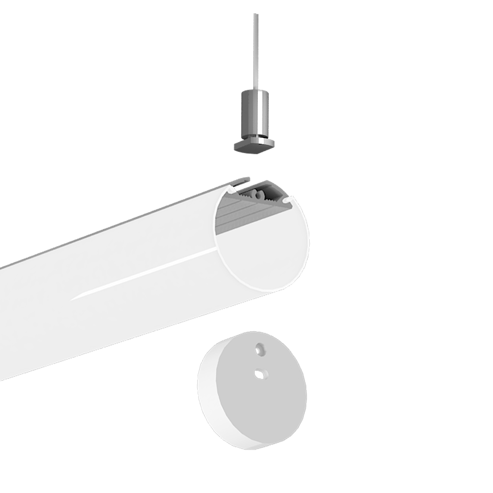 KIT COLGANTE 3030P PERFIL LINEAL