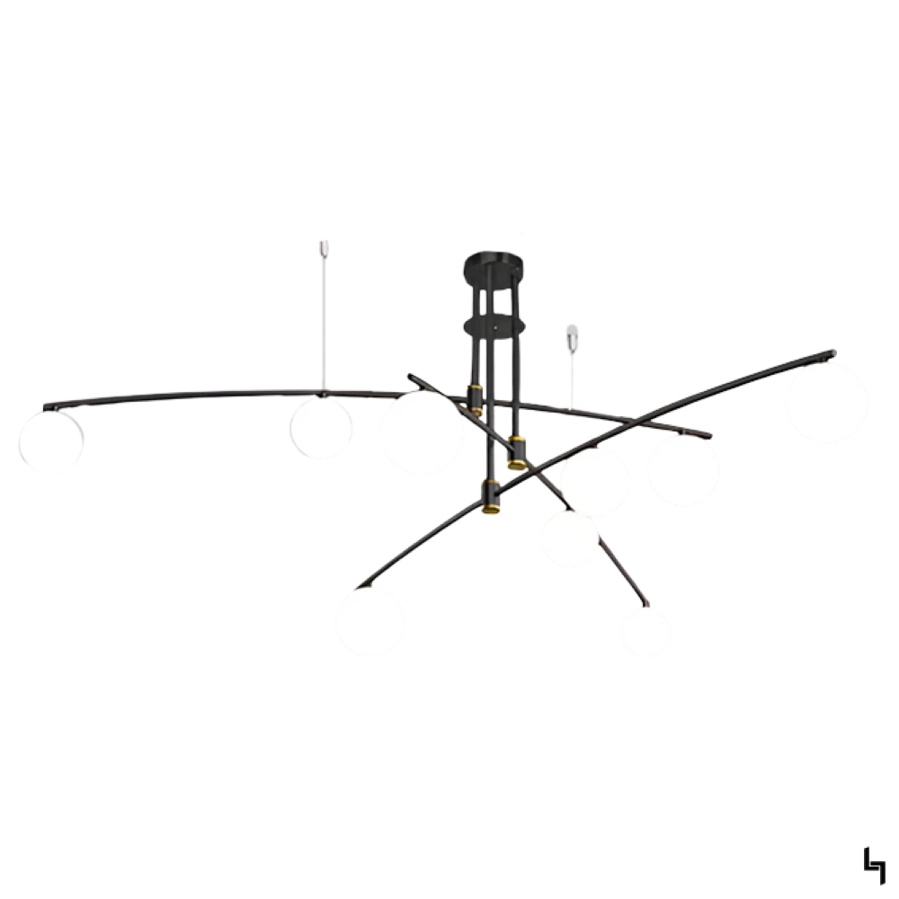 APLIQUE DE TECHO LL-8119P/9 BK
