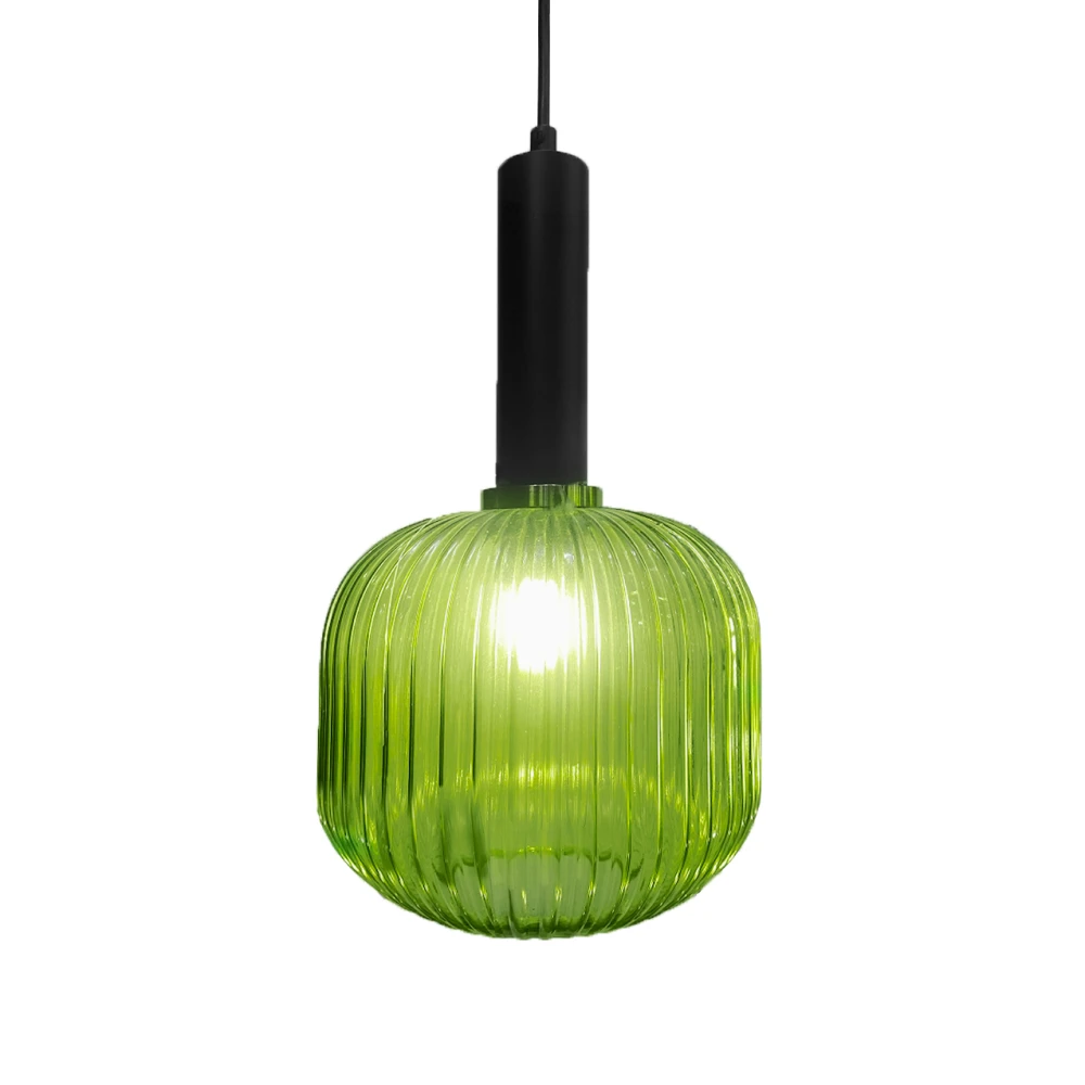 COLGANTE LL-84478/1M BK+GREEN 1*E27