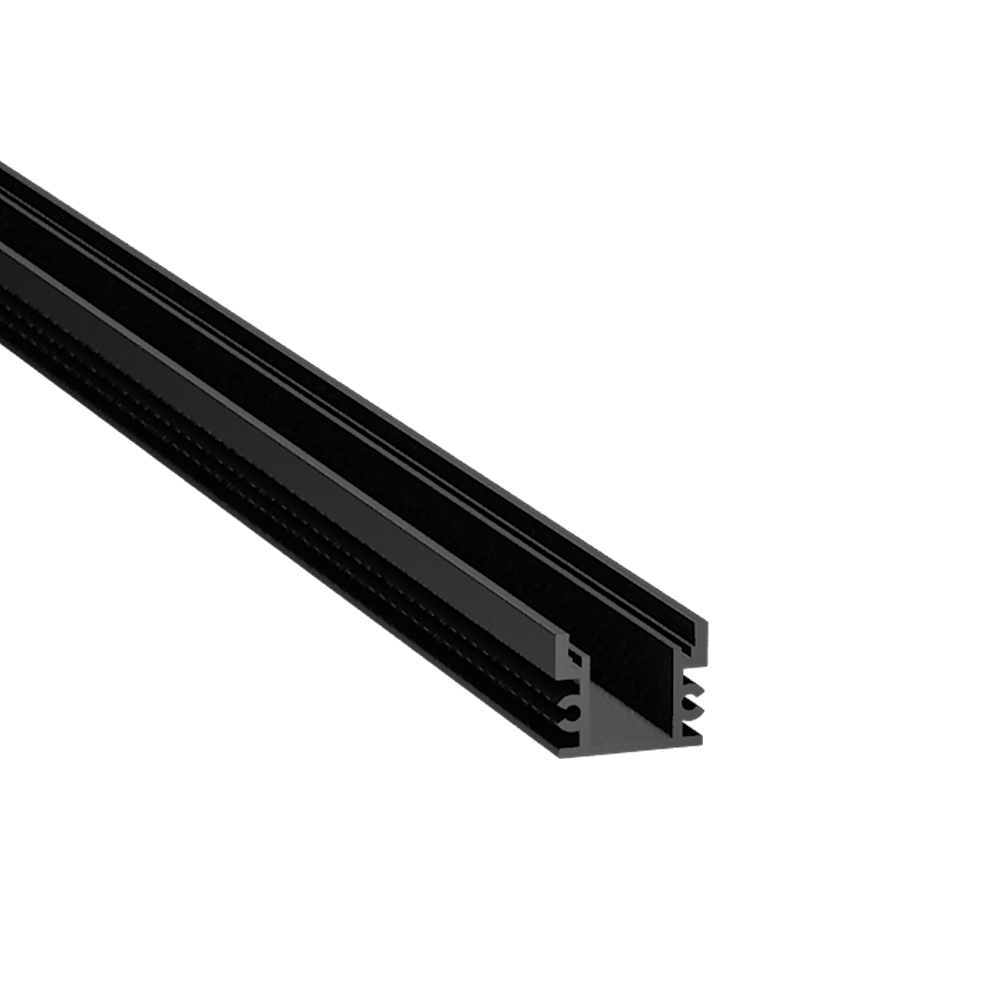 PERFIL LINEAL ALUMINIO LL-1814 NEGRO