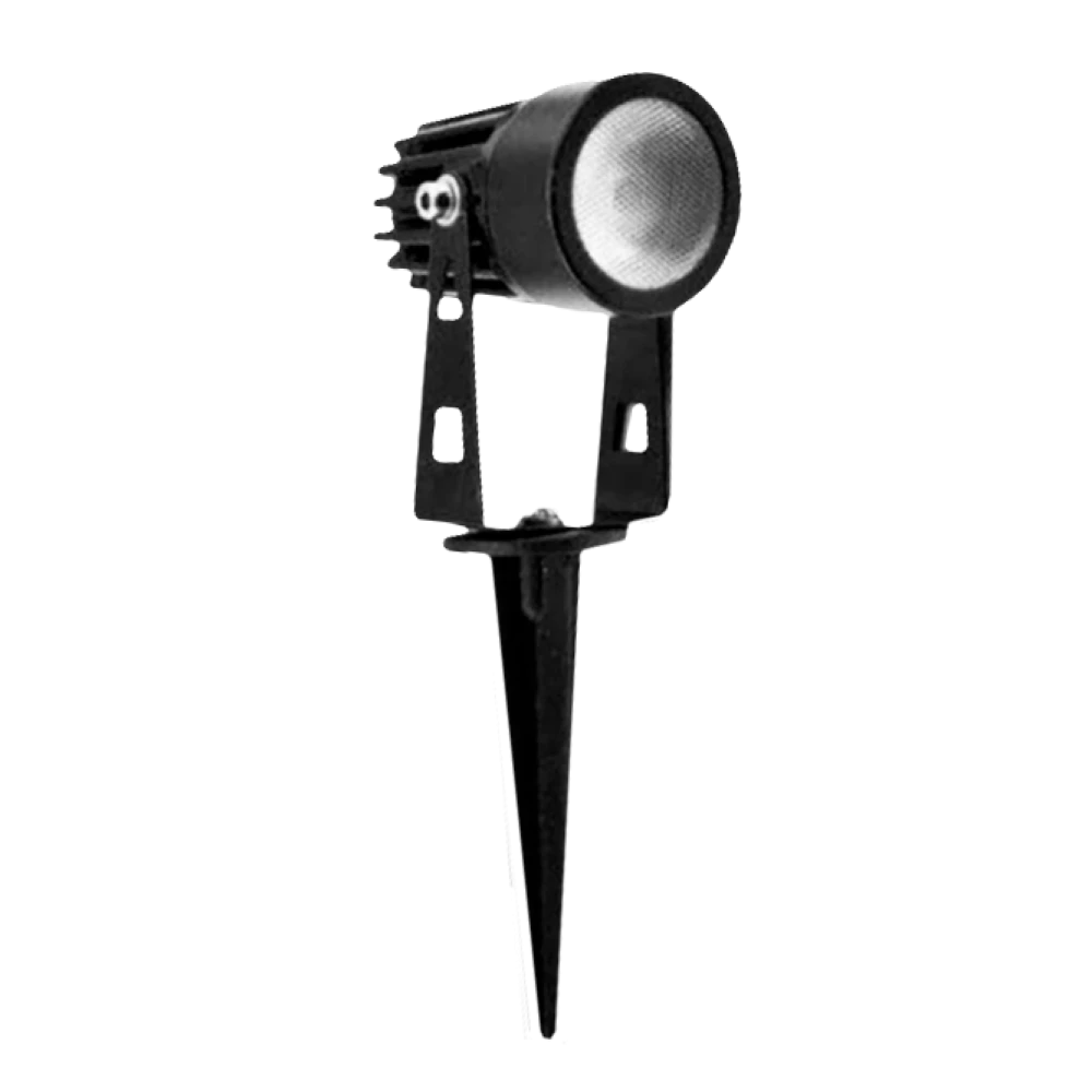 ESTACA LL-DC03 NEGRO COB 3000K IP65 100-240V