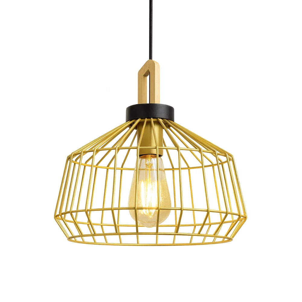 COLGANTE ARAMADO LL-3413/1 GD+BK 28*97CM