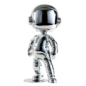 ROBOT SCULPTURE SILVER