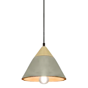 COLGANTE CEMENT WOOD LAMP