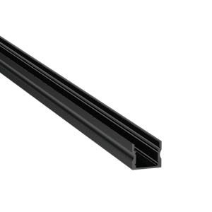 PERFIL LINEAL ALUMINIO LL-1715B NEGRO 16*17mm