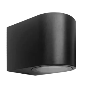 APLIQUE DE PARED LL-TS127-1 GU10 NEGRO IP65 80MM