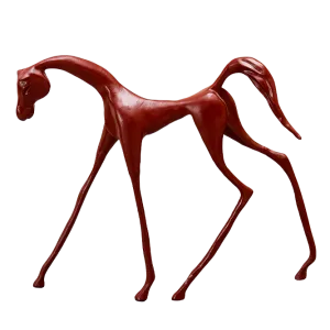 HORSE SCUPTURE RED